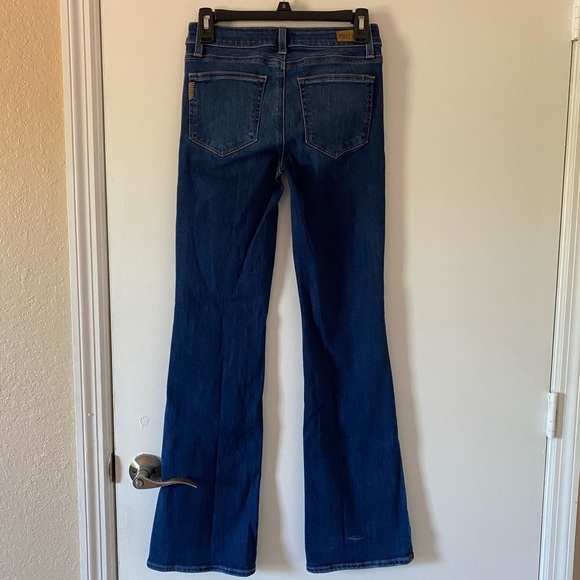 COPY - PAIGE SKYLINE BOOT MID RISE BOOT LEG JEANS SZ 26 - Picture 4 of 16